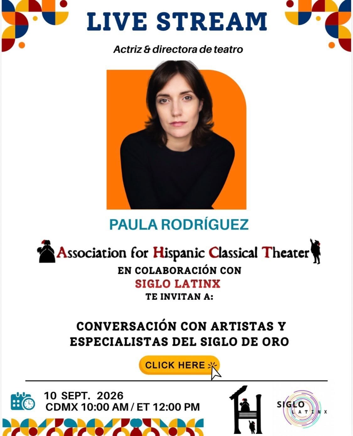 Paula Rodríguez, 10 September 2026