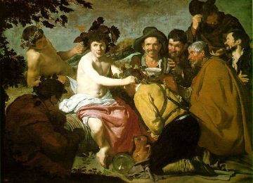 Feast of Bacchus Los borrachos 1629