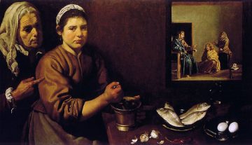 Christ in the house of martha and mary 1618