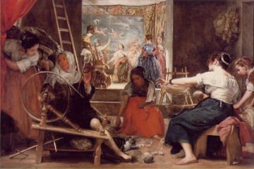 Las hilanderas c 1657